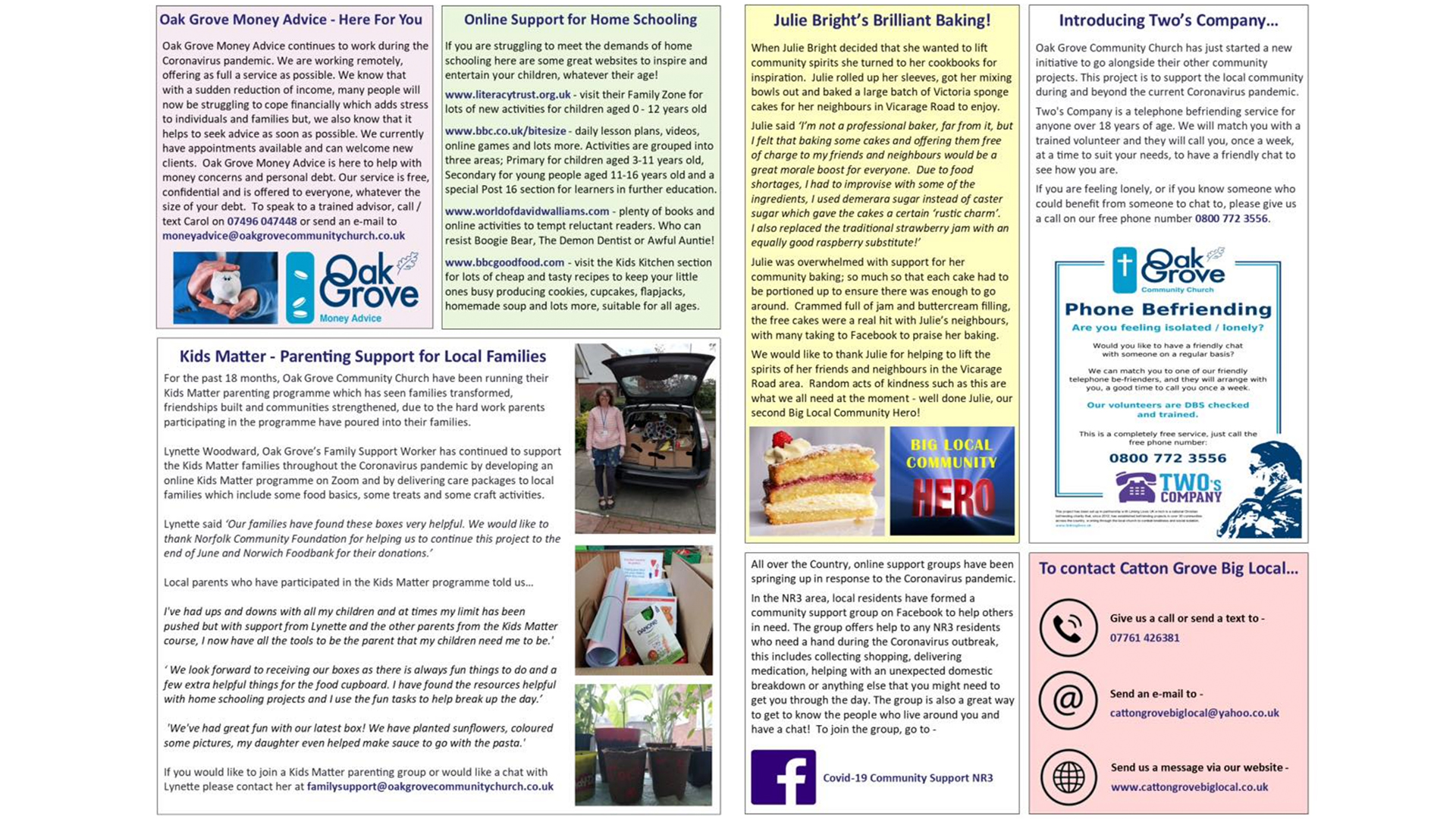 Catton Grove May 2020 Newsletter